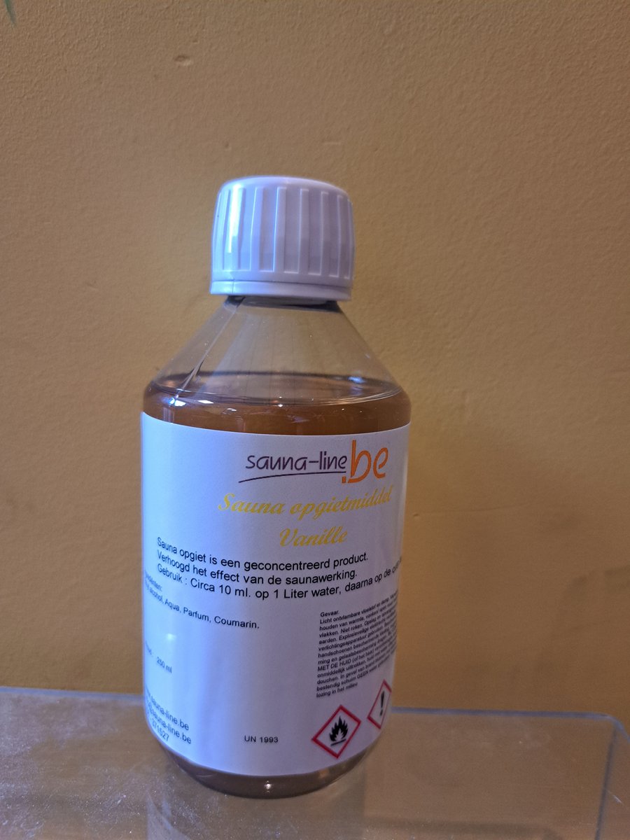 Goedkoopste opgiet sauna vanille- sauna geuren - sauna opgiet - opgietmiddel 250 ml vanille