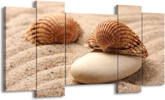 Peinture sur toile Spa | Marron, Crème | 120x65 5 Liège