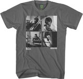The Beatles - Revolver Studio Shots Heren T-shirt - S - Grijs