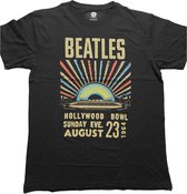 The Beatles - Hollywood Bowl Heren T-shirt - S - Zwart