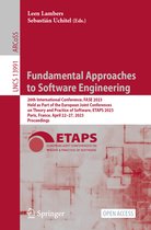Lecture Notes in Computer Science- Fundamental Approaches to Software Engineering