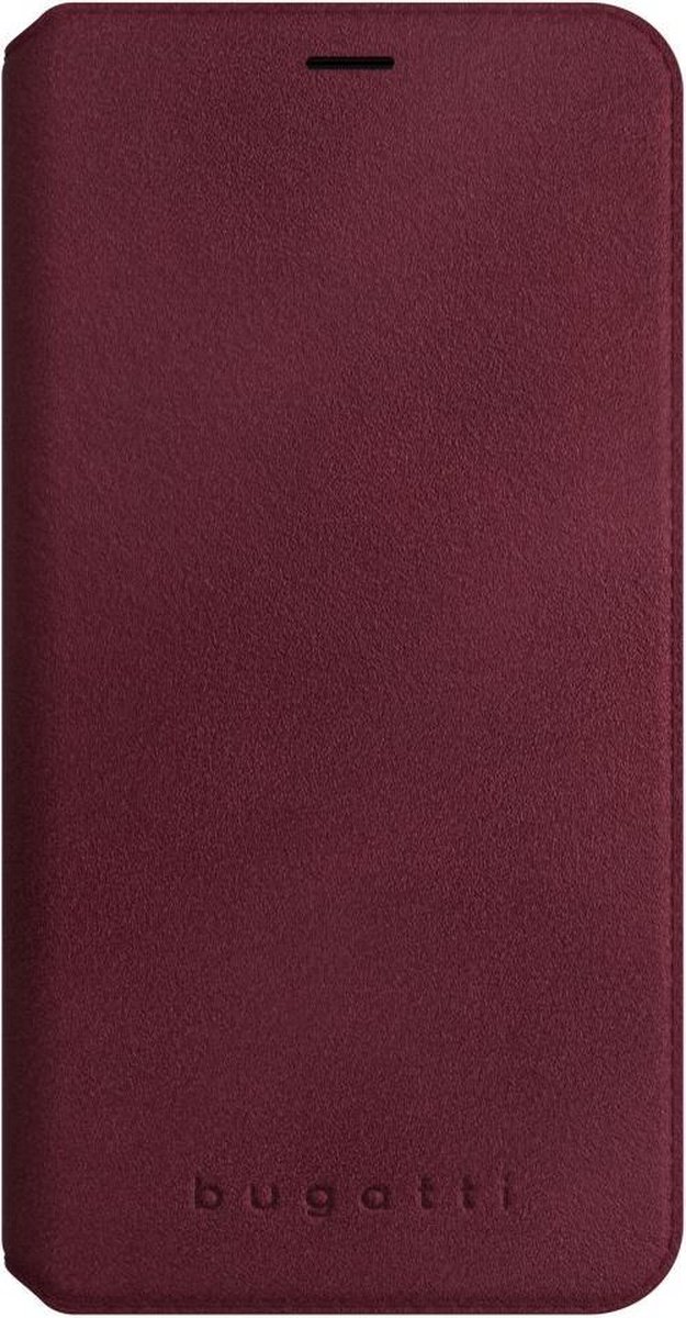 Bugatti Parigi Ultrasuede Luxe Hoesje Apple iPhone X Rood
