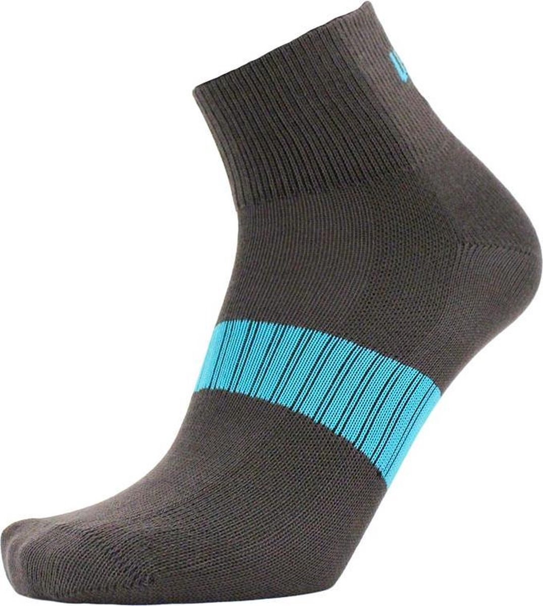 UphillSport - 2-Pack - Bamboe Sportsokken - Drooggevoel Zachte Stof - Heren / Dames - grijs / blauw - 39-42 - 8469
