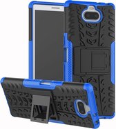 Sony Xperia 10 Plus hoesje - Schokbestendige Back Cover - Blauw