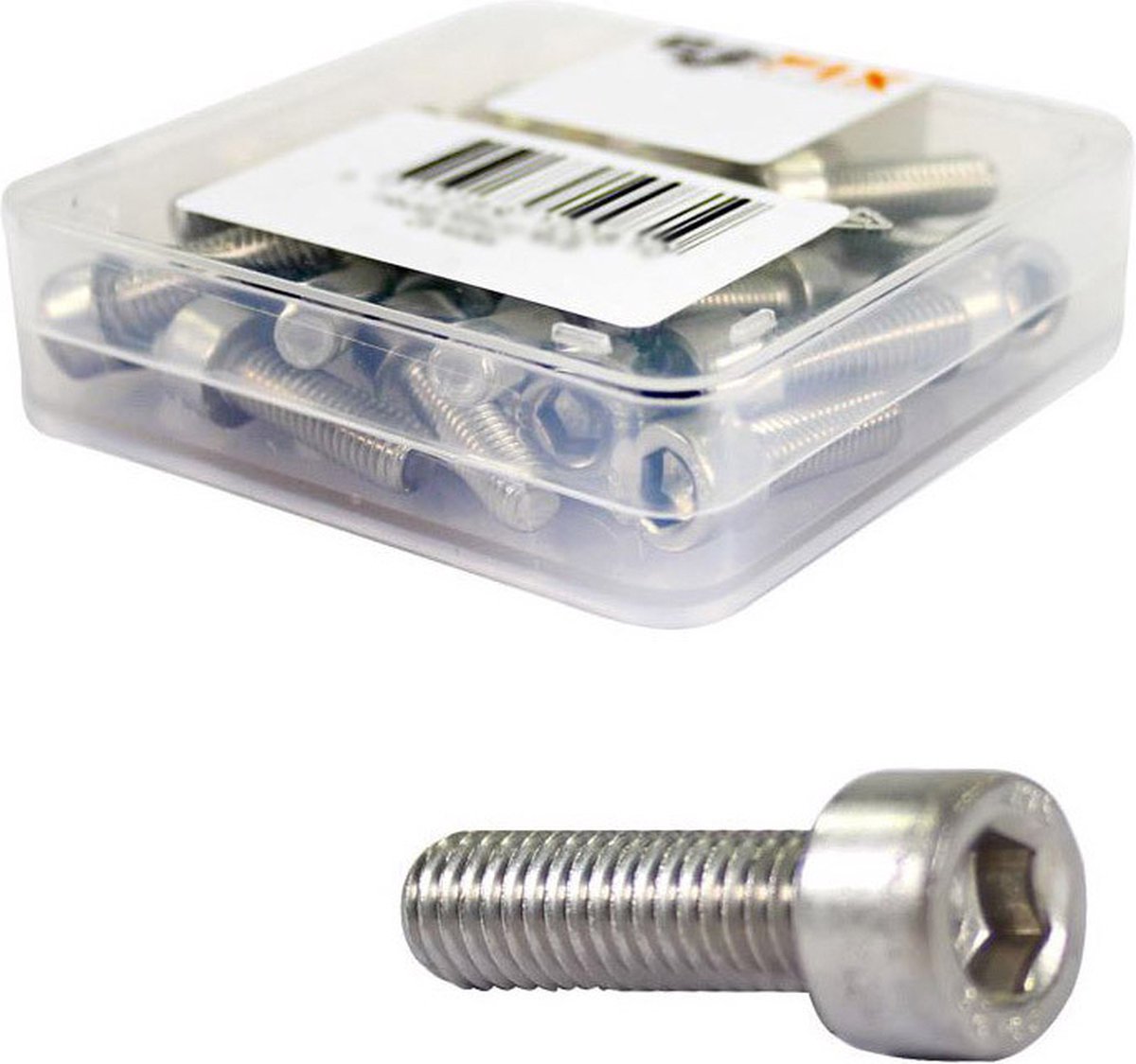 Bofix Inbusbout M2x6 RVS (25st)