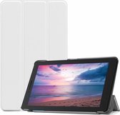 Tablet hoes geschikt voor Lenovo Tab E8 hoes (TB-8304F) - Tri-Fold Book Case - Wit