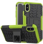 iPhone X / XS Schokbestendige Back Cover Groen