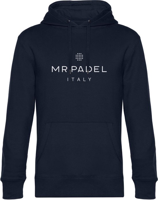 Mr Padel Italy - Donkerblauwe Hoodie Maat XL - Unisex hoodies met capuchon