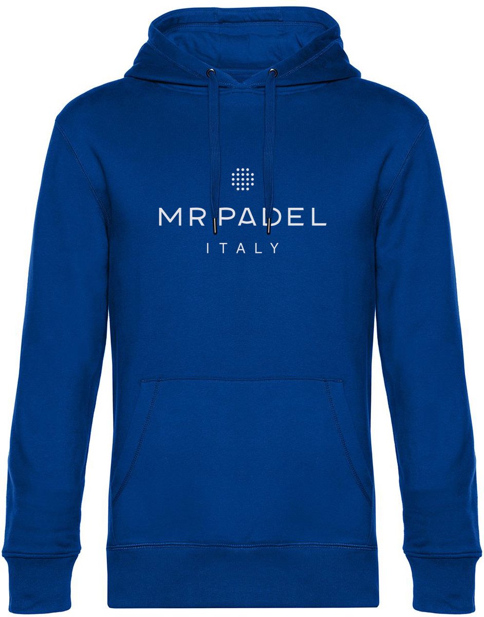 Mr Padel Italy- Blauwe Hoodie Maat XL - unisex hoodies met capuchon