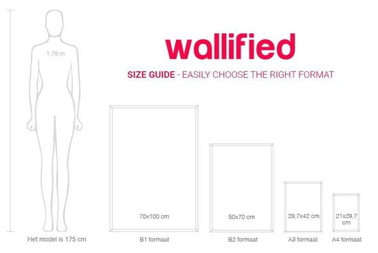 Départs (70x100cm) - Texte - Affiche - Impression - Wallified