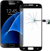 Voor Galaxy S7 / G930 0,26 mm 9H Oppervlaktehardheid 3D Explosiebestendig Ingekleurd Zeefdruk Gehard glas Volledig scherm (zwart)