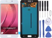 Lcd-scherm en digitizer volledige montage (OLED-materiaal) voor Galaxy C7 Pro / C7010 (wit)