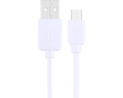 HAWEEL High Speed 35 Cores Micro USB naar USB Data Sync laad Kabel voor Samsung Galaxy S6 / S5 / S IV, LG, HTC, Lengte: 1m (wit)