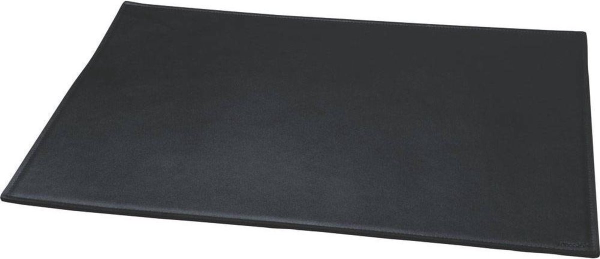 Alassio bureau onderlegger - 65x45cm - leer - zwart - JU-52000