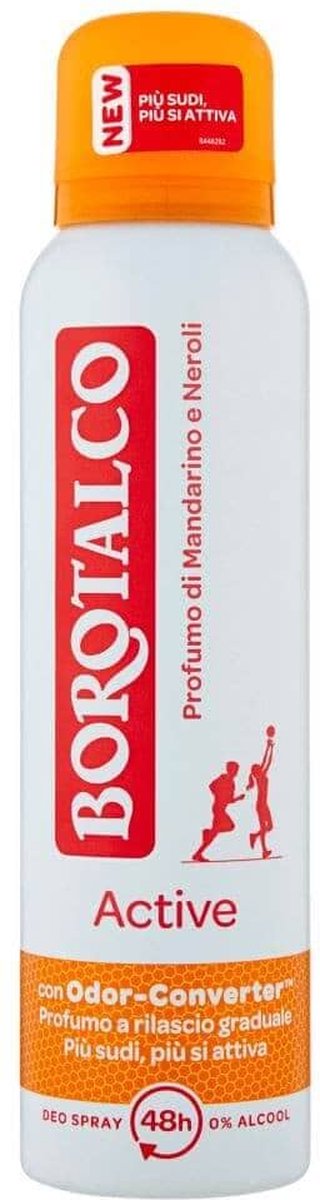 Borotalco Active Mandarine & Neroli Vrouwen Spuitbus deodorant 150 ml 1 stuk(s)