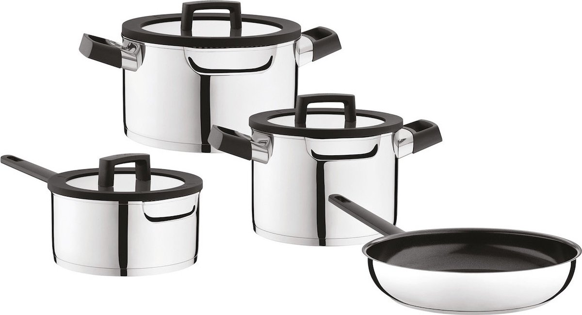 BergHOFF Essentials Uqonic Downdraft  pannenset (7-delig)