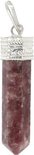 Lepidoliet punthanger - 4,5 cm - paars - 4,5 cm Lepidoliet punthanger - 4,5 cm - paars - 4,5 cm