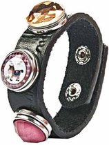 Bracelet -rose, Horse/check, pink + 2 buttons-
