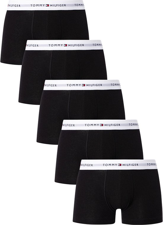 Tommy Hilfiger Ondergoed 5Pack Trunk Zwart