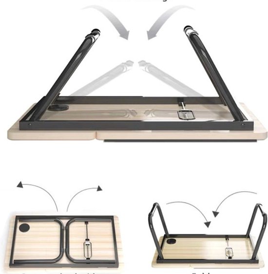 Greenbility Bamboe Laptop standaard voor in bed