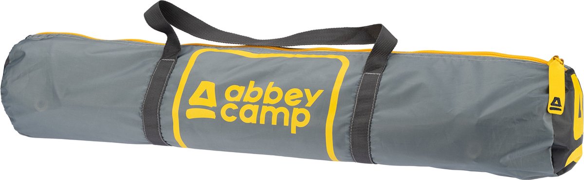 Abbey Camp 21TC polyester windscherm - grijs/lichtgrijs, één
