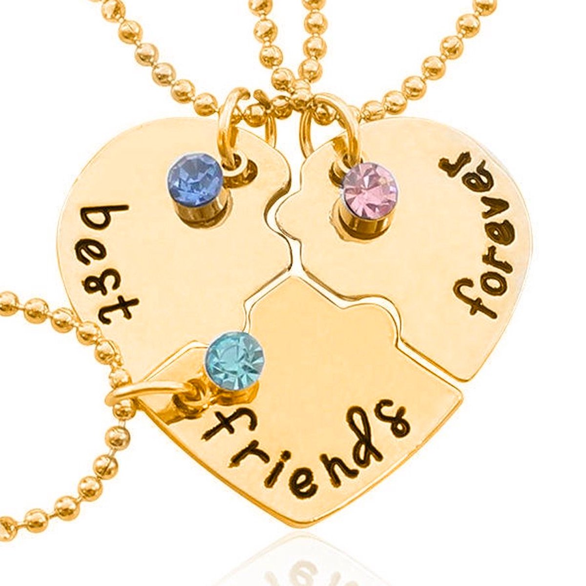 Bff Ketting Voor 3 Met Magneet