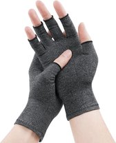 Nixnix Reuma Handschoenen - 1 Paar - Artrose - artritis - Maat M - Thuiswerk handschoenen - Grijs - Compressie Handschoenen - Carpaal Tunnel