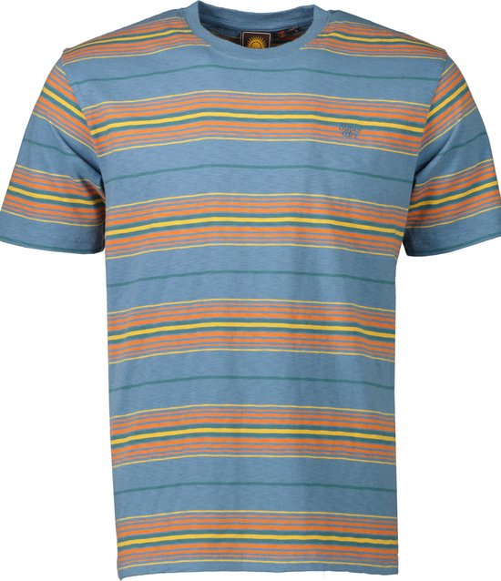 Superdry T-shirt - Slim Fit - Blauw - L