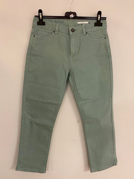 Munt groene capri broek van Esprit - Waist 32