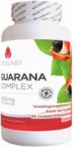 VitaTabs Guarana Extract 1000 mg  - Vetverbrander - 90 tabletten - Voedingssupplementen