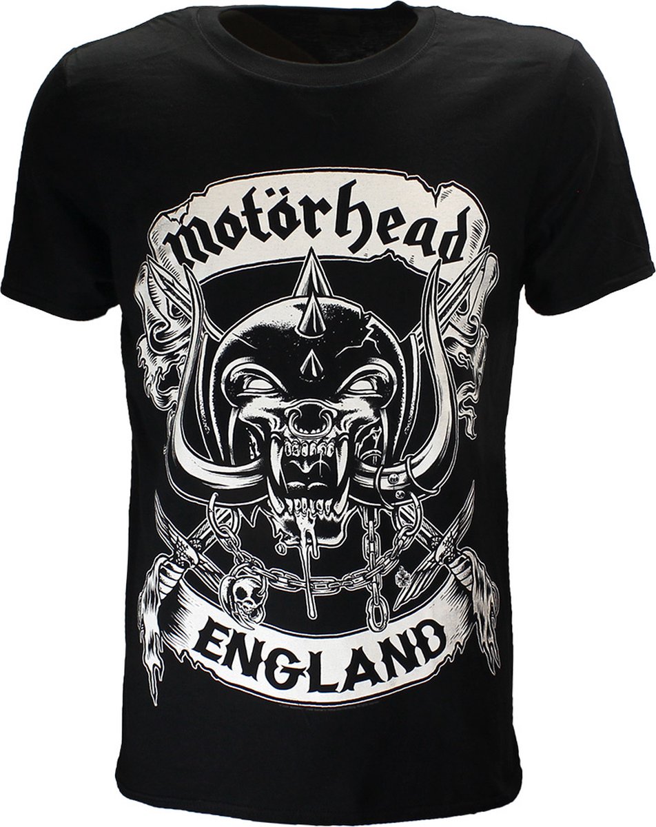 Motorhead Crossed Swords England T-Shirt - Officiële Merchandise - M