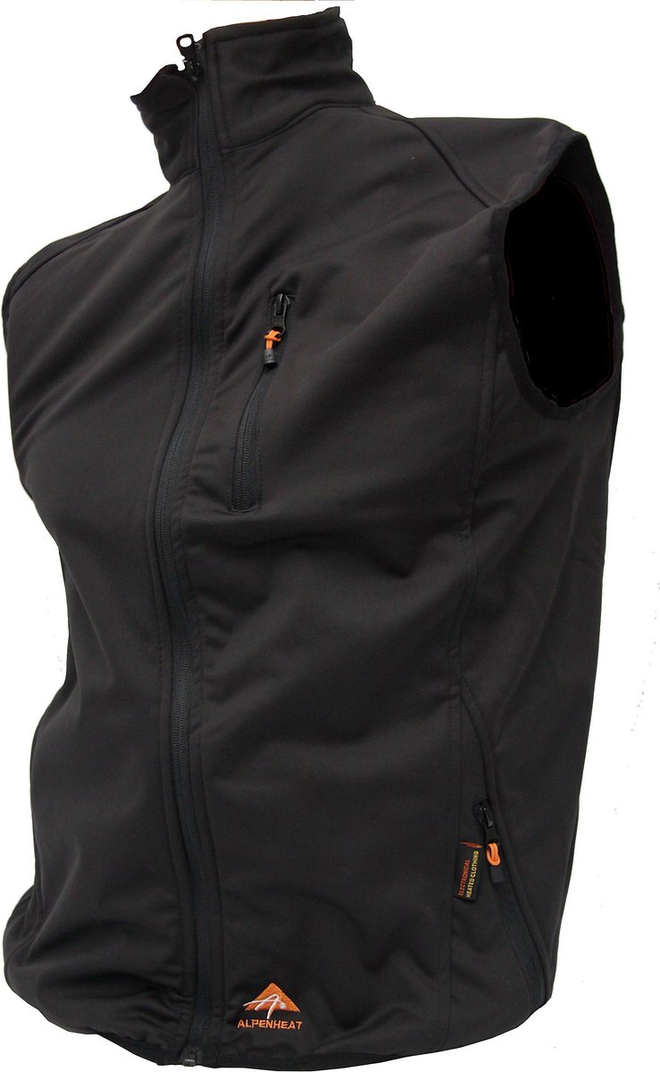 Alpenheat Fire Softshell Verwarmd Vest / Verwarmde Bodywarmer met verwarming met accu maat L