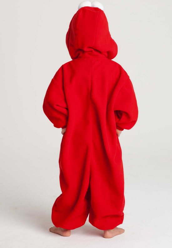 waterbestendig Oh Weggelaten Onesie Elmo peuter pakje kostuum Sesamstraat - maat 86-92 - rood Elmopakje  romper pyjama | bol.com