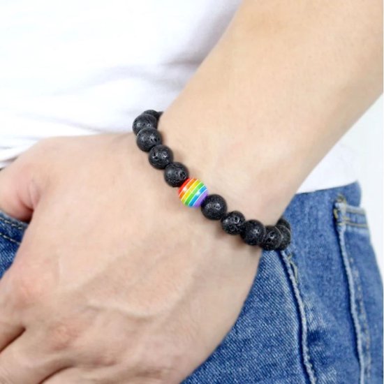 Regenboog Armbanden (4) PRIDE LGBT Armband van stof, Vriendschapsarmbandjes, Meerkleurig, Eén maat