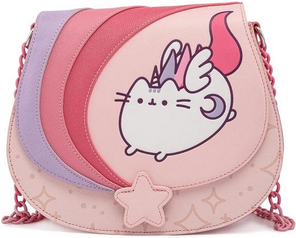 LoungeFly - PUSHEEN UNICORN - OMBRE CHAIN STRAP CROSS BODY BAG - Handtas