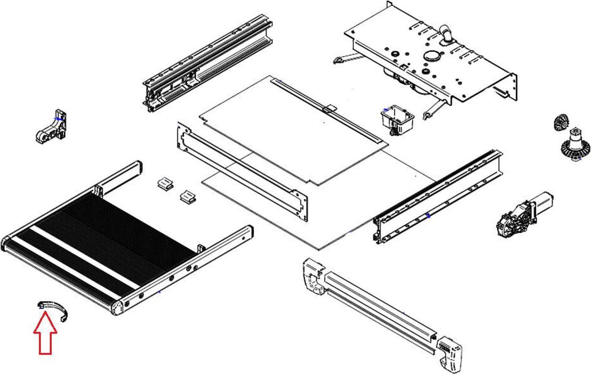 Slide Out Safety Hook Footboard SO