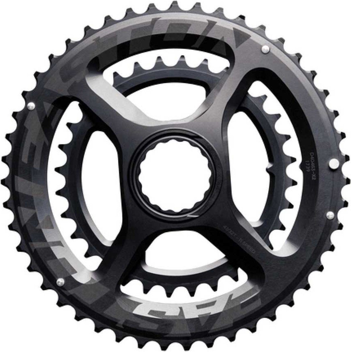 Easton Gravel Cinch E90 Direct Mount Kettingblad Zwart 46/36t