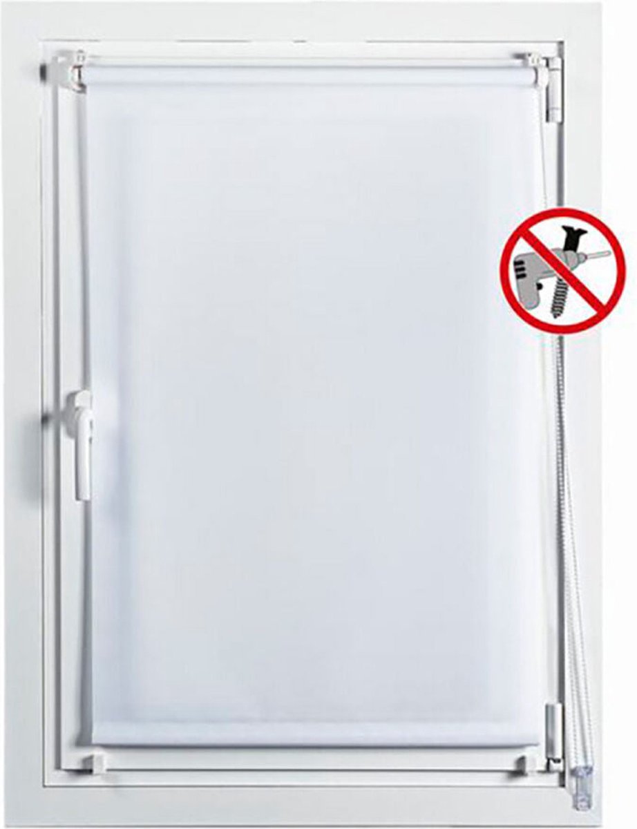 Rolgordijn Stor Planet Clip&Fix Ondoorzichtig Ivoor (120 x 180 cm)