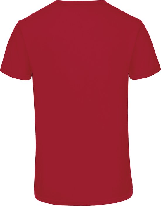 T-shirt met ronde hals 'Triblend men' B&C Collectie Rood - XL