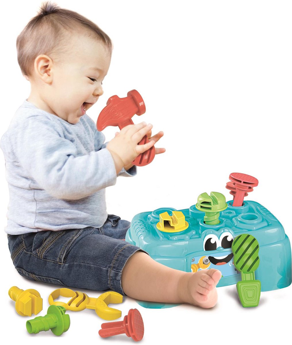 Baby Clementoni - Werkbank - Mini Activiteitentafel - Motoriek Speelgoed - Educatief Speelgoed - 1 Jaar — afbeelding 7