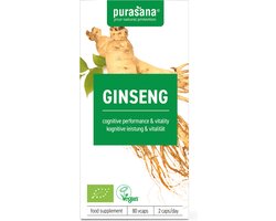 Purasana Bio Ginseng 300mg 80 vegacaps