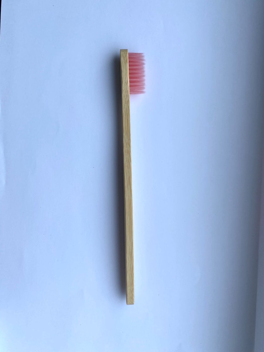 Bamboe tandenborstel Licht Roze - Tandenborstels - Bamboo - Duurzaam en milieuvriendelijk - Perfect voor dagelijks gebruik