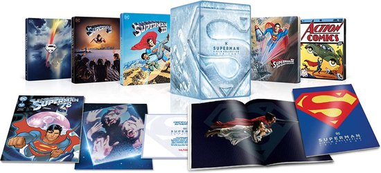 Superman 5-Film Collection 4K UHD +blu-ray Steelbook (Import met NL OT op 4K)