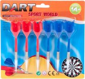 Dartpijlen met Plastic Punt 6 stuks - Dartpijlen met Softtip Punten voor Electronisch Dartbord