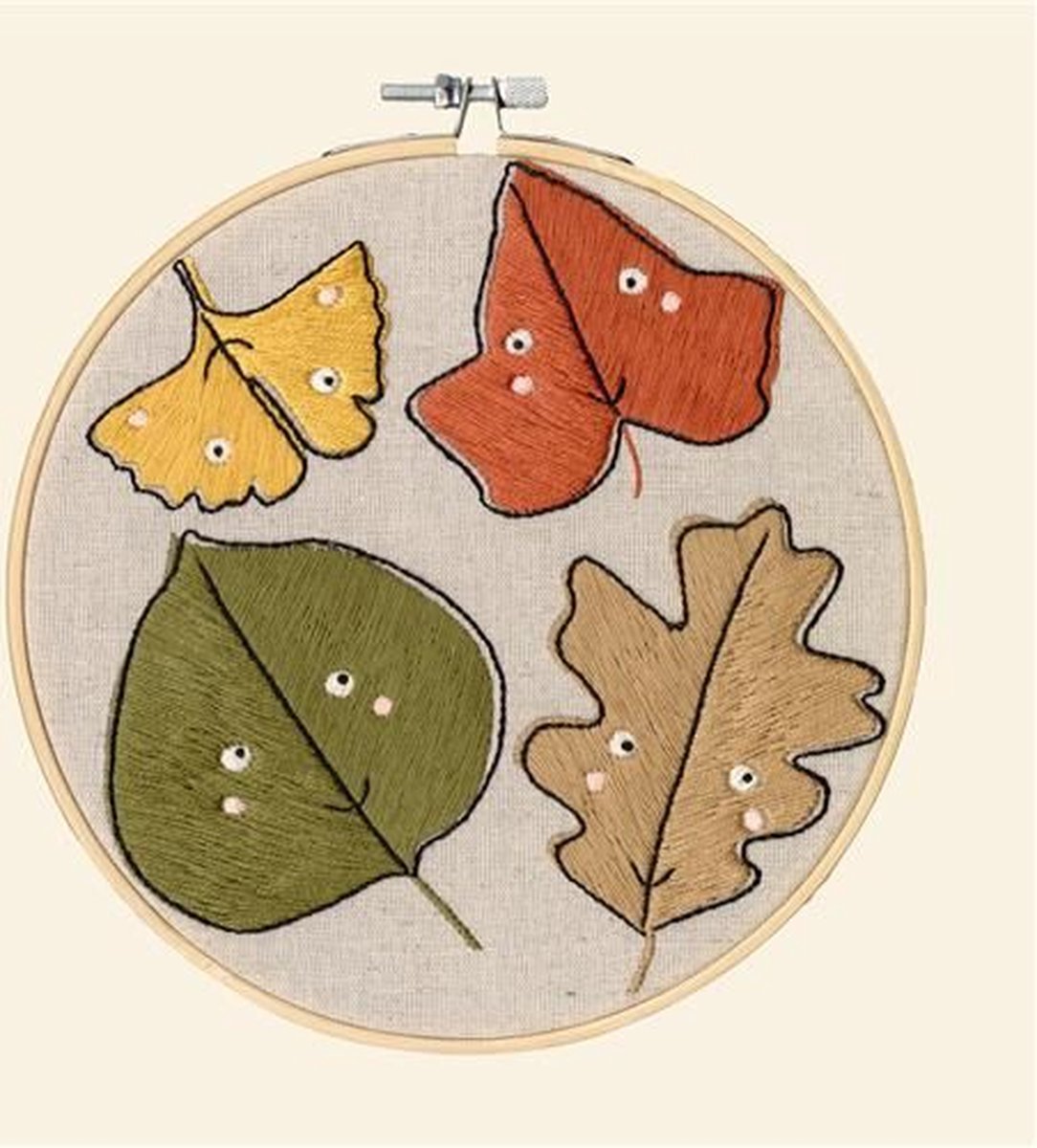 Borduurpakket Herfstbladeren - Restyle