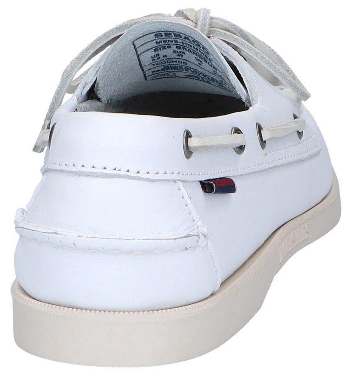 Witte Bootschoenen Sebago Dockside Heren 42 | bol.com