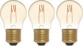 Proventa DECO LED Filament lamp E27 - Model XS - Dimbaar -  ⌀ 45 mm - Extra warm wit - 3-pack