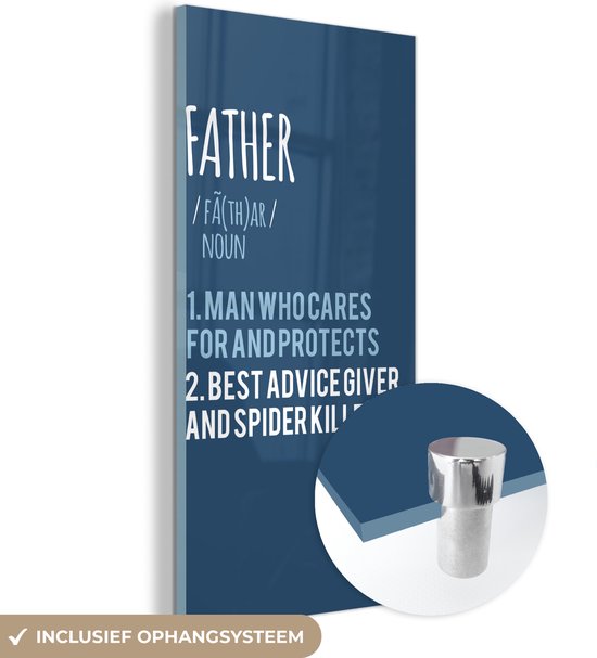 Quotes - Spreuken - Father - Woordenboek - Papa - Vaderdag cadeautje - Cadeau voor vader en papa