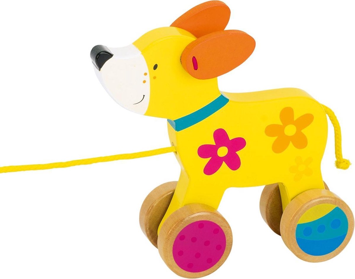 Jouet à Tirer Cheval En Bois Goki - Susibelle Kollektion - Pour Bébé Apprentissage De La Marche