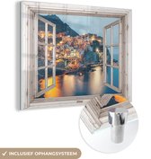 Peinture sur Verre - Voir à Travers - Italie - Mer - 80x60 cm - Peintures sur Verre Peintures - Photo sur Glas